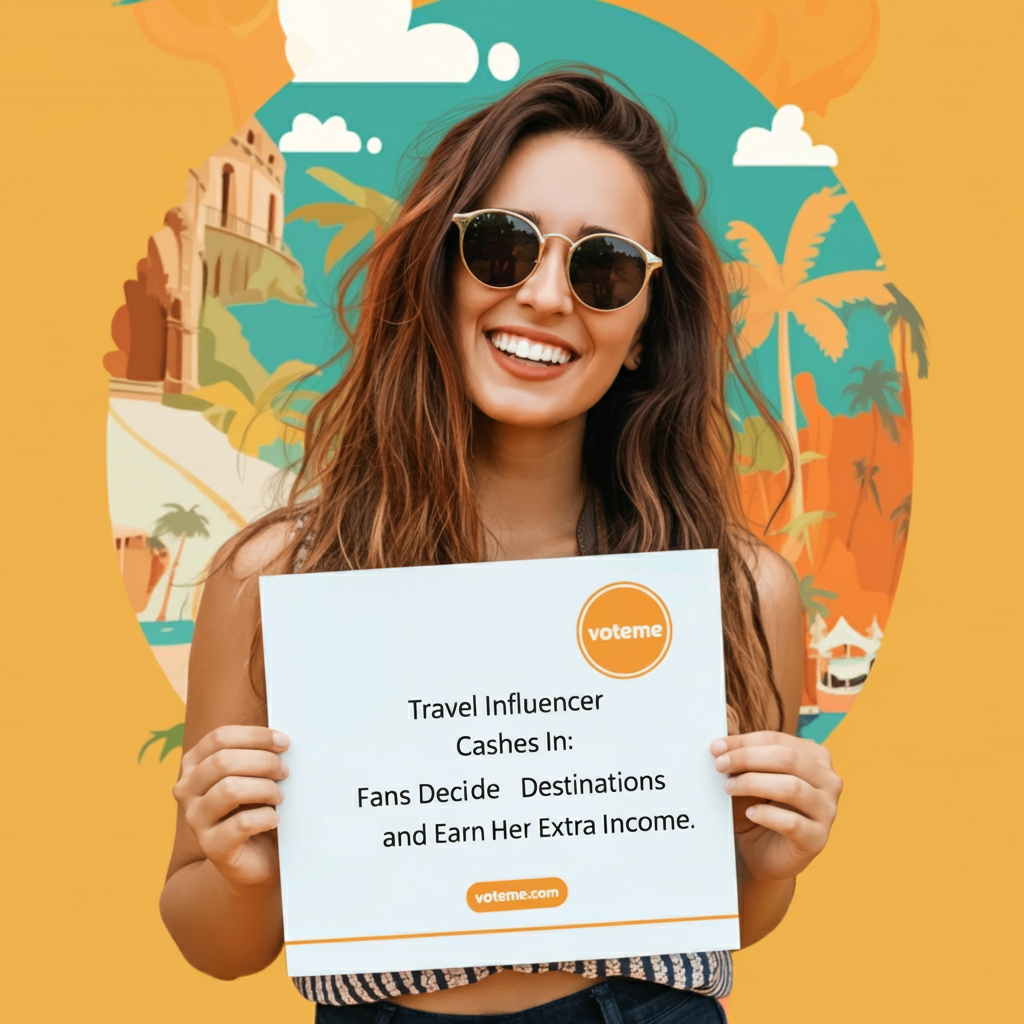 Travel Influencer Cashes In: Fans Decide Destinations and Earn Her Extra Income